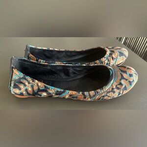 Tory Burch Satin Ballet Flats - Size 8